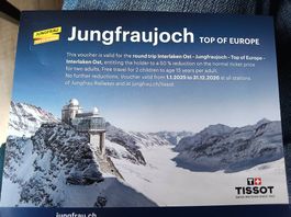 Gutschein Jungfraujoch Halber Preis