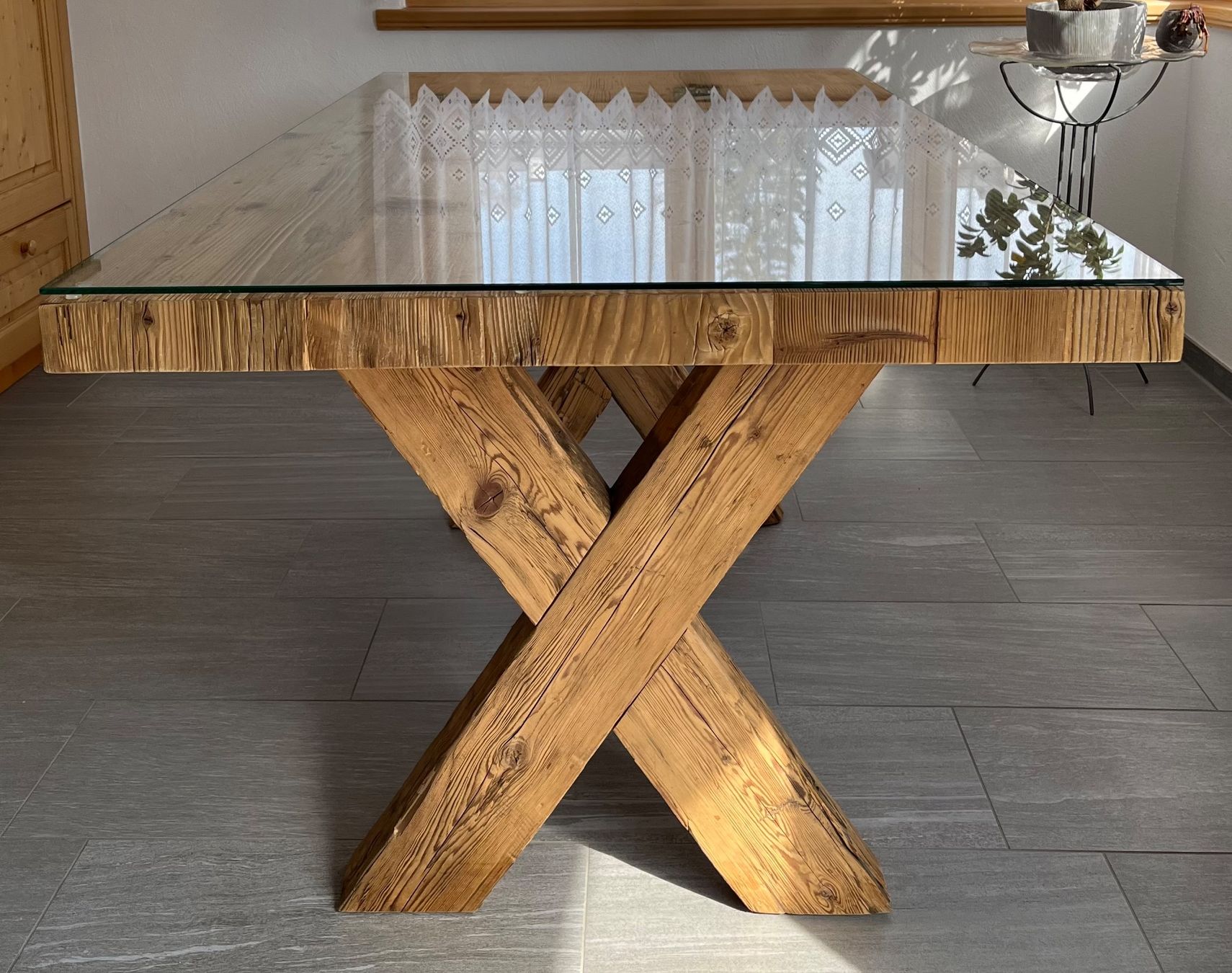 Tavoli: Esstisch mit Glasplatte Top Zustand! – Usato da Schmitten/Albula venduto da cobraz07 3