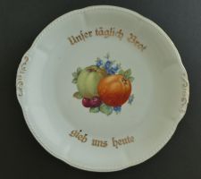 Antiker Teller für Früchte / Brot, Winterling 25.8 cm