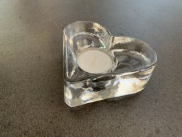 Glasi Hergiswil "Herzlicht" mit Rechaudkerze