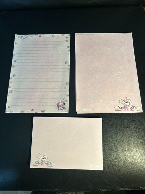 Carta: Diddl /Diddlina Briefpapier Set – Usato da Kloten venduto da Monkell