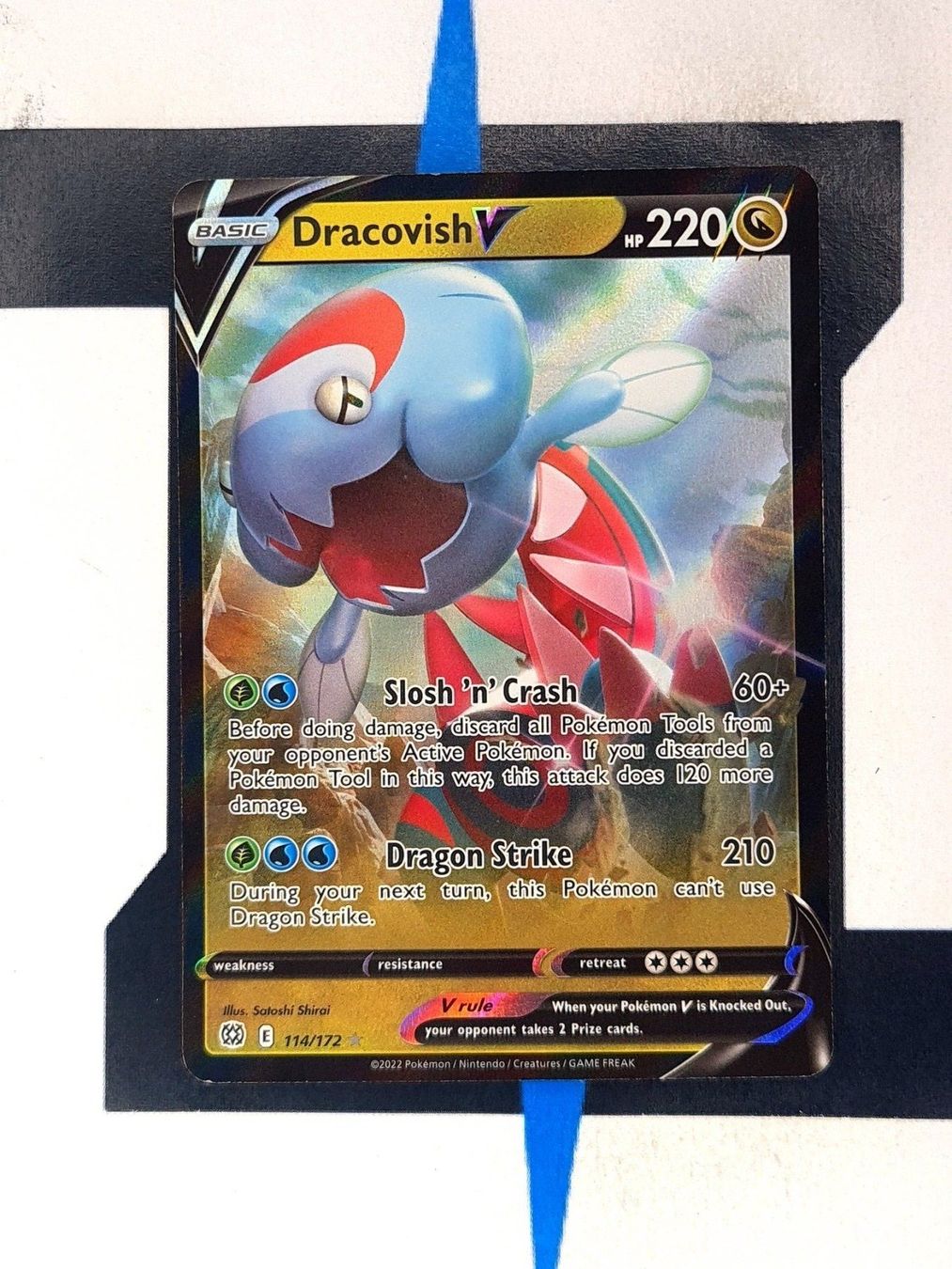 Pokémon Carte collezionabili: Dracovish V BRS114 EN LP – Usato da Basel venduto da Zadoys
