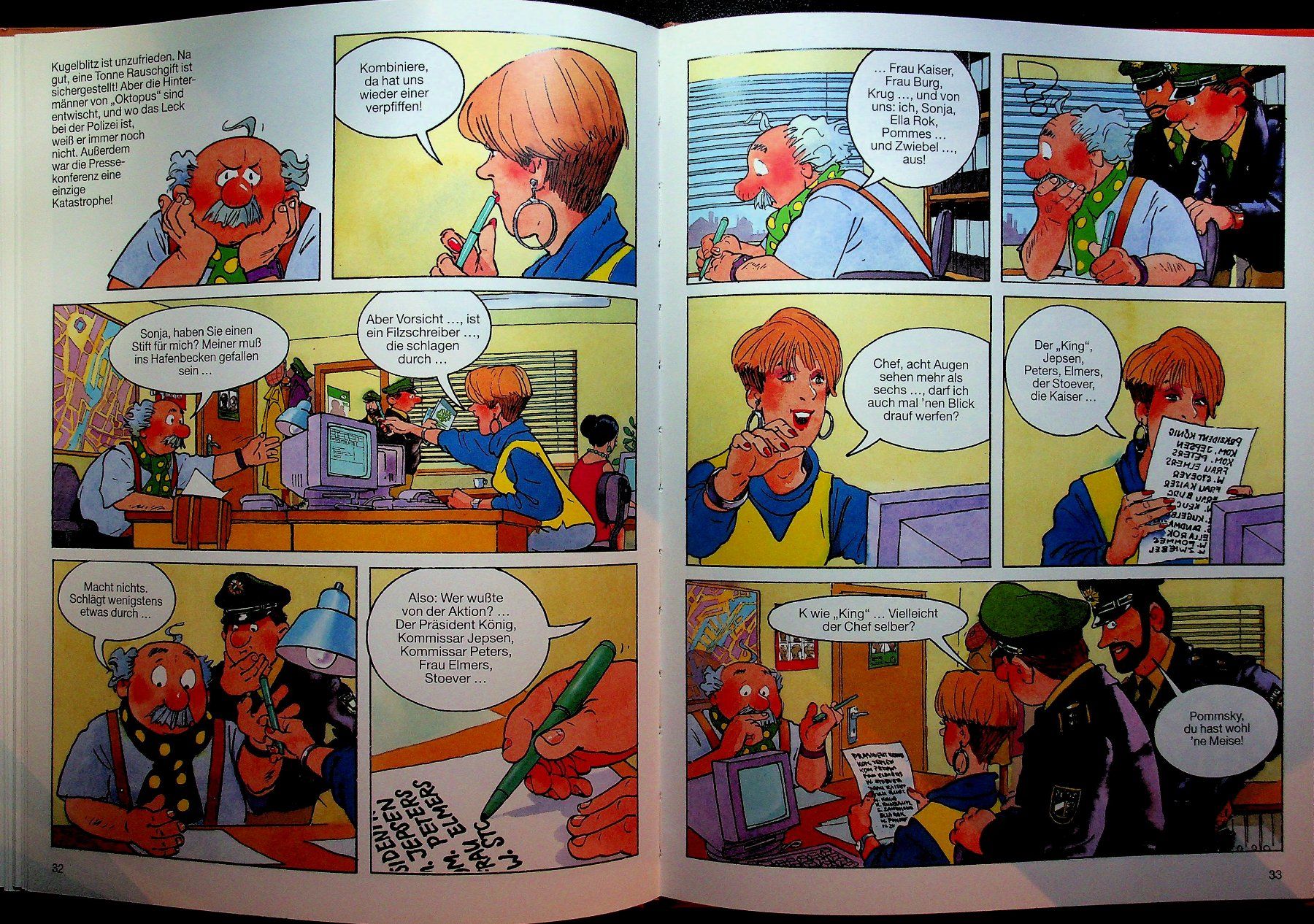 Fumetti: Ursula Scheffler, H. Gerber Kommissar Kugelblitz  Comic – Usato da Reitnau venduto da Zaomir 9