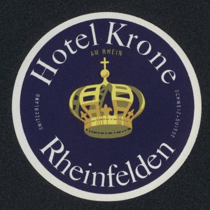 Altre raccolte & rarità: Kofferaufkleber Rheinfelden, Das Hotel K – Usato da Berlin venduto da bartko-reher