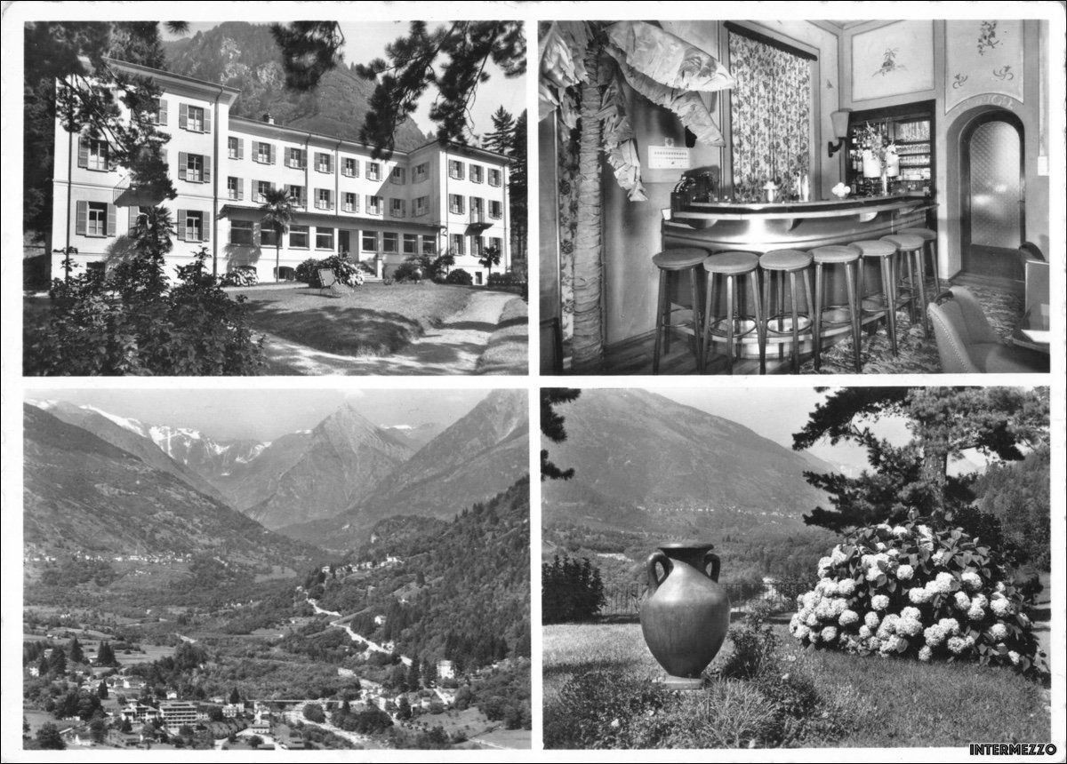 Cartoline postali: Acquarossa TI // Terme 1954 Blenio – Usato da Basel venduto da intermezzo12
