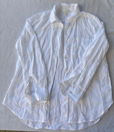 Leinenbluse weiss h&m Grösse S