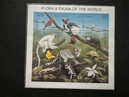 Liberia Flora und Fauna  Block  **   (A980)