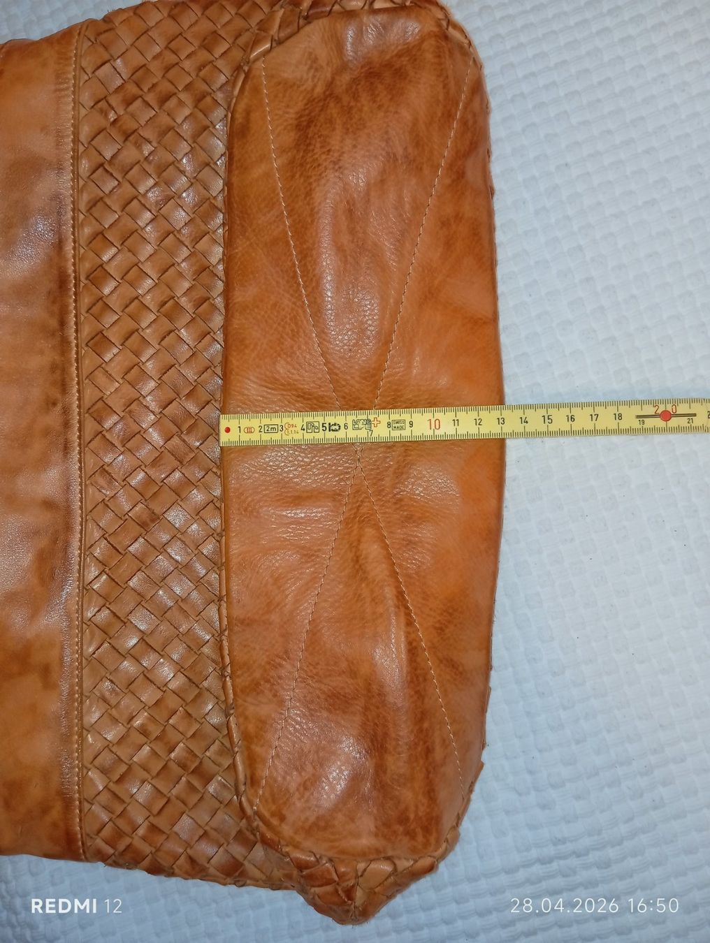 Borse da donna: Vintagestile Lederumhängetasche cognac – Usato da Ennetbaden venduto da abrso 5