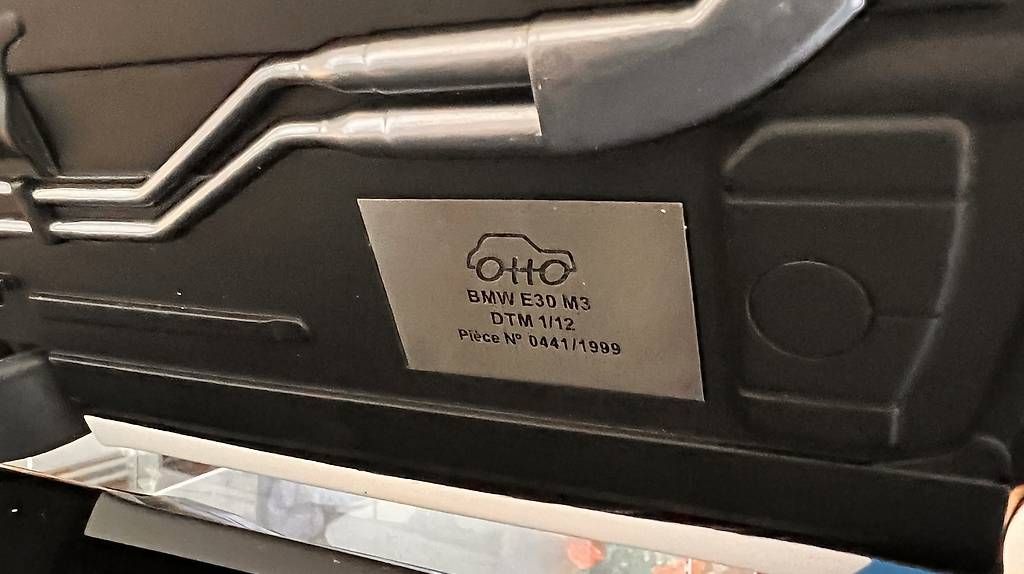 BMW Modellini d'auto: 1:12 Ottomobile BMW M3 E30 DTM – Usato da Rüti b. Lyssach venduto da Mosracing 3