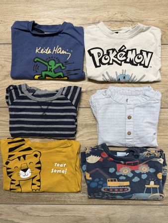 6x dünner Pullover für Jungen Größe 86 🦊