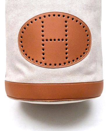 Hermès Sea Bag 28x28x50cm Leder/Canvas Neu Top Einmalig
