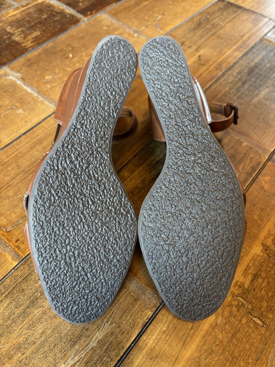 Hogan Scarpe da donna: Sandales compensées Hogan cuir marron 40 – Usato da Dotzigen venduto da SecondHandGems 7