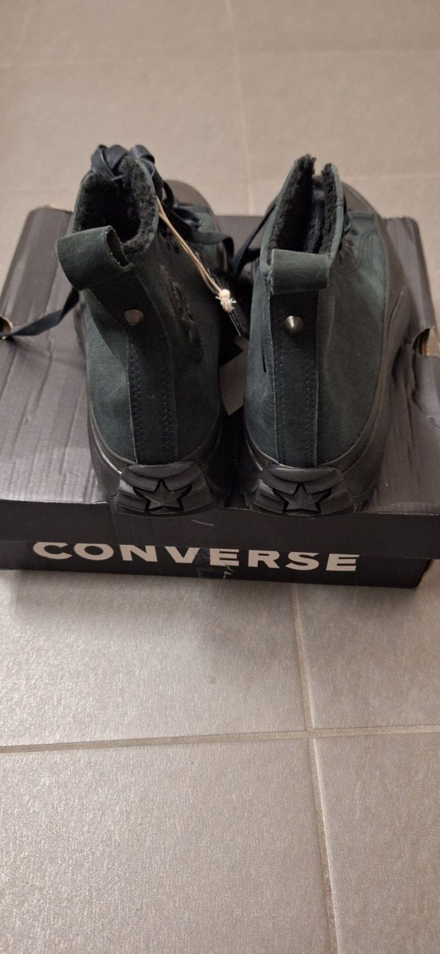 Converse Scarpe da uomo: Converse, RUN STAR HIKE noire, cuir – Nuovo e nell'imballaggio originale da Lussery-Villars venduto da pousinete02 6