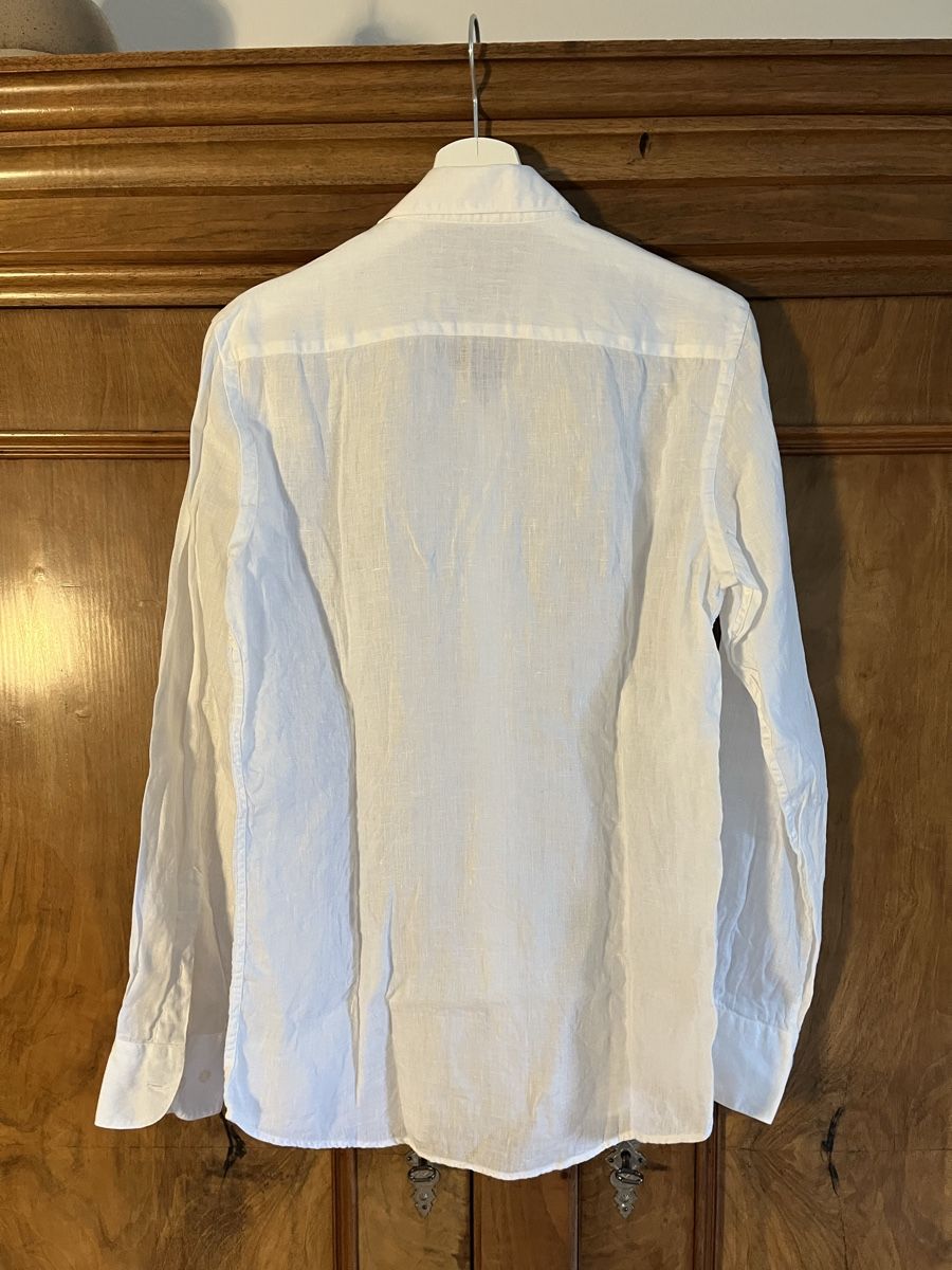 Massimo Dutti Hemden: Leinenhemd, weiss, Gr. S, Massimo Dutti – Gebraucht aus St. Gallen von Gloom22 2