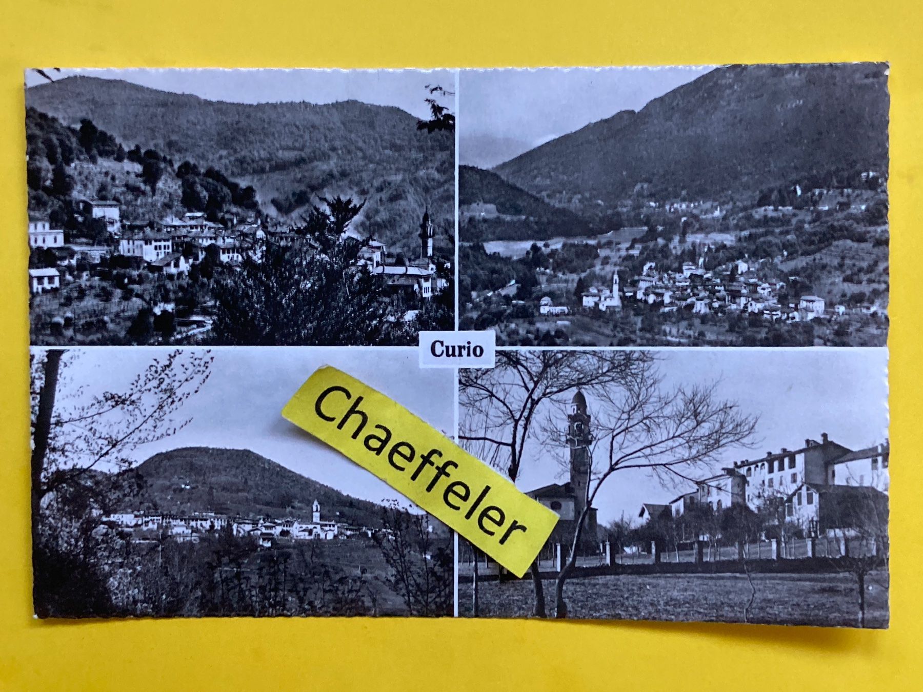 Ansichtskarten: 1962 Curio – Gebraucht aus Zürich von Chaeffeler