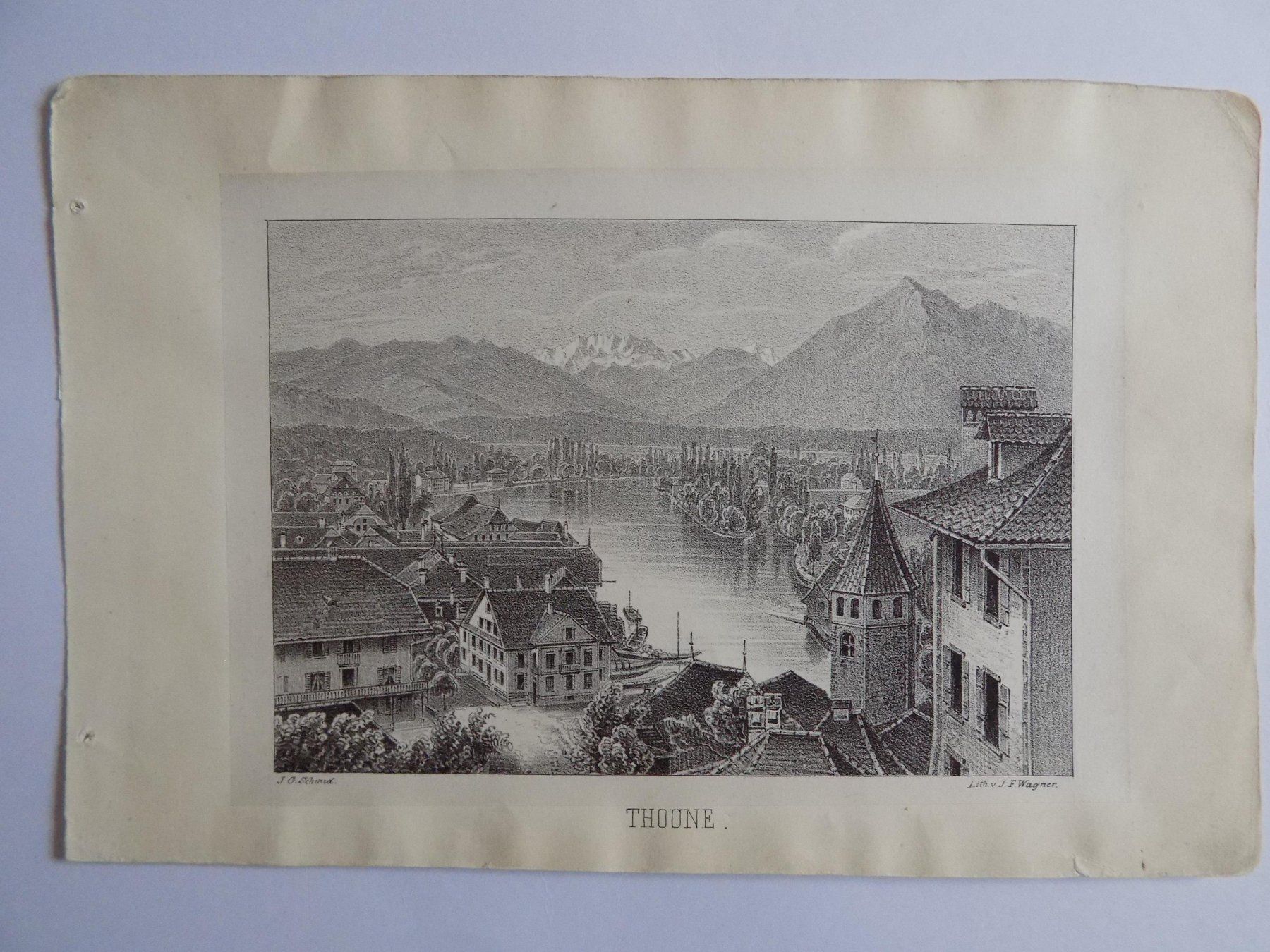 Stiche: Thun Lithographie – Gebraucht aus Risch von Antikfee 2