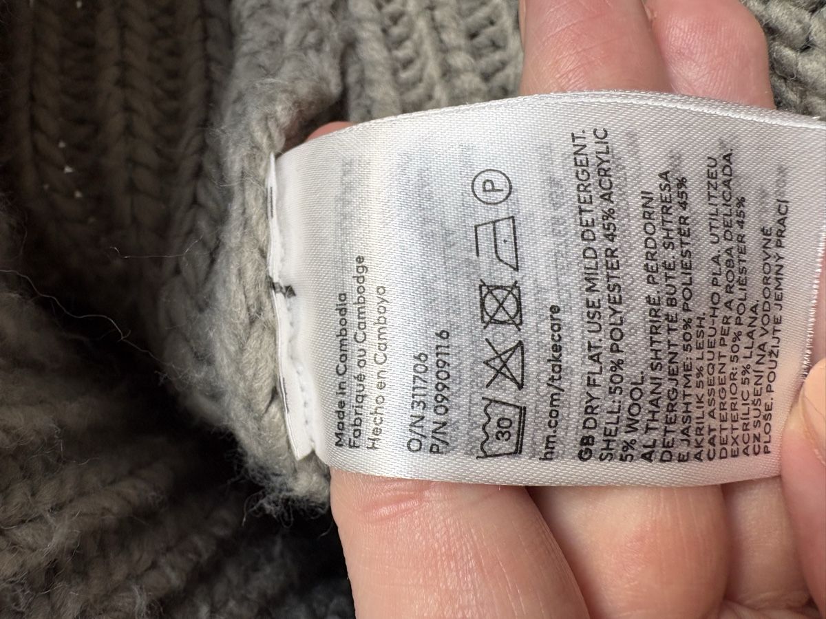 H&M Pulls & Sweat-shirts: Pullover H&M Rollkragen grün-grau – D'occasion à Wittenbach par sarah_09 3