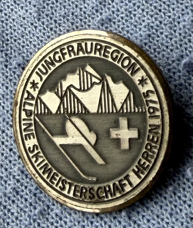 Spille & Fermagli: Skimeisterschaft 1975 Jungfrauregion – Usato da Schwadernau venduto da Spitz64