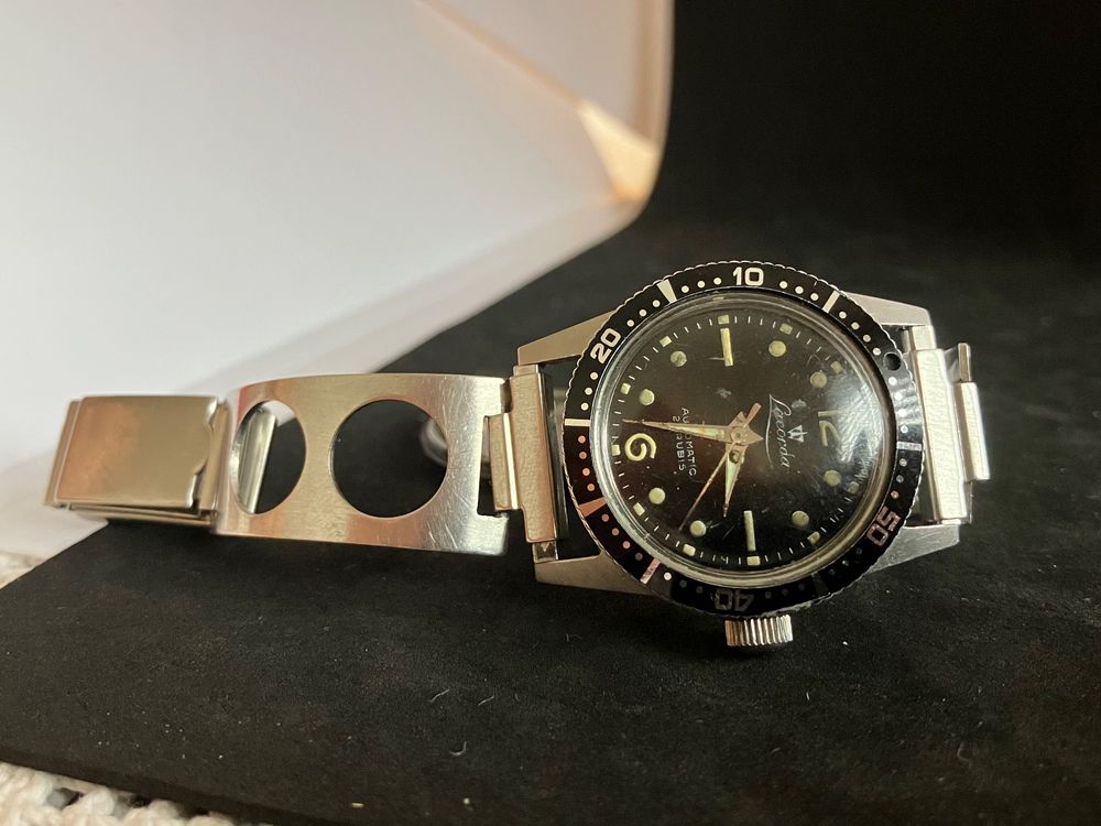 Montre De Plongée Vintage H&R Super Datomatic - Neuve Sans étiquette - Style Rétro Homme