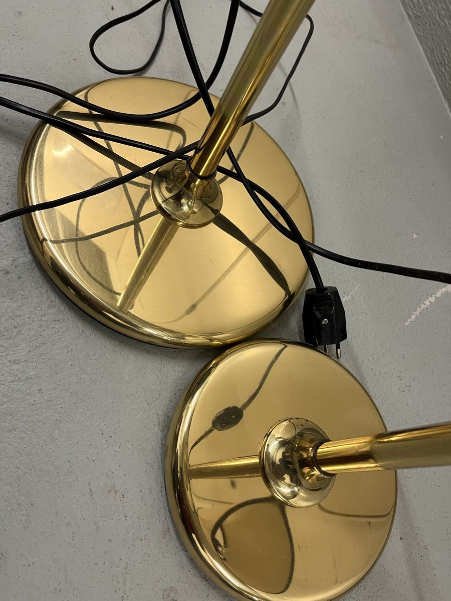 Lampes: Zwei Stehlampen Messingoptik mit Schirm gebraucht – D'occasion à Rüti ZH par Walti0 3