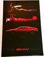 Design poster 80's BMW M1