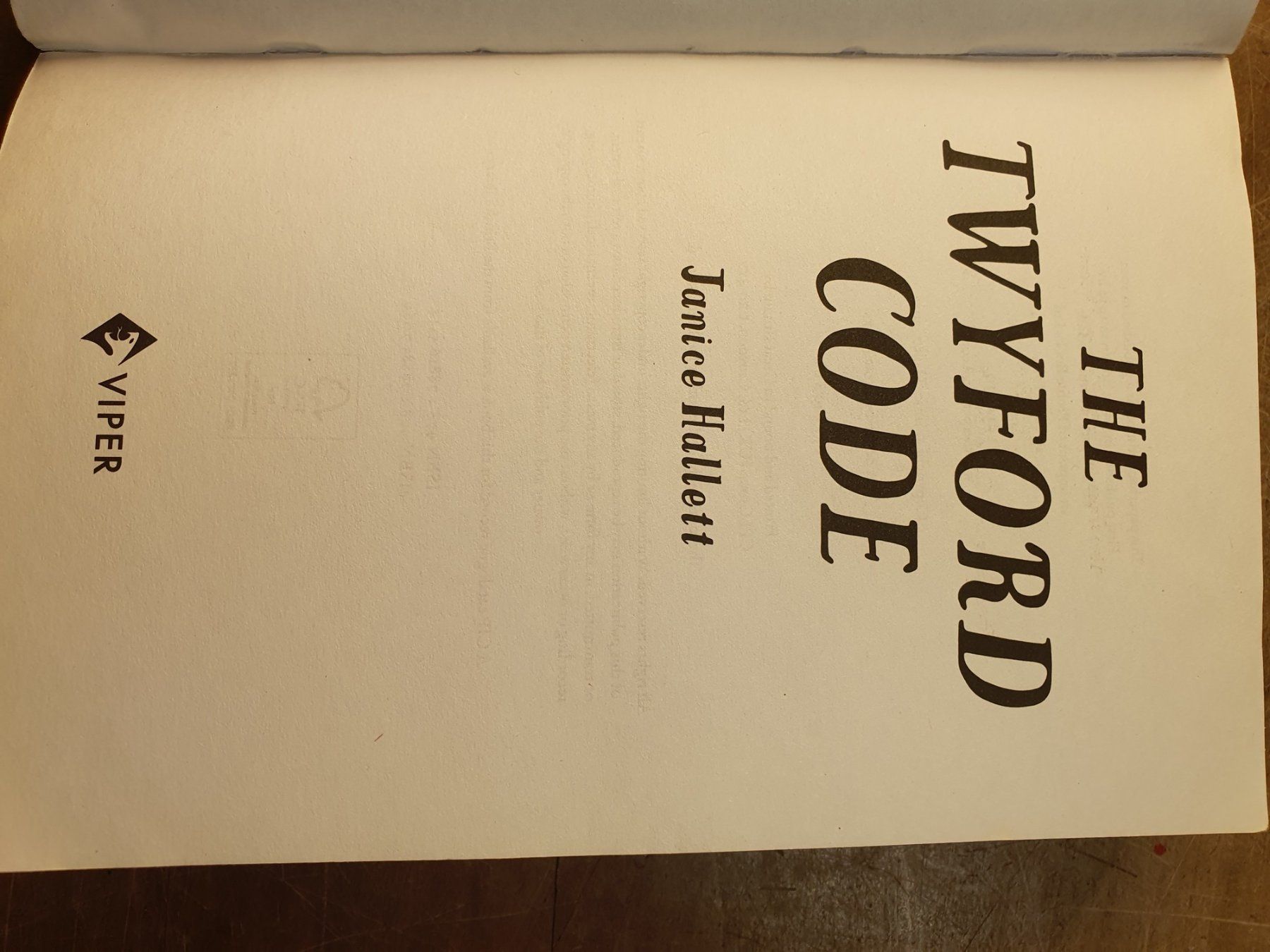 Livres: The Twyford Code - Janice Hallett – D'occasion à Zürich par loosebone 3