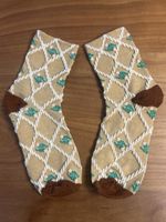 Farbige Frauensocken mit schönem Muster Grösse one size neu