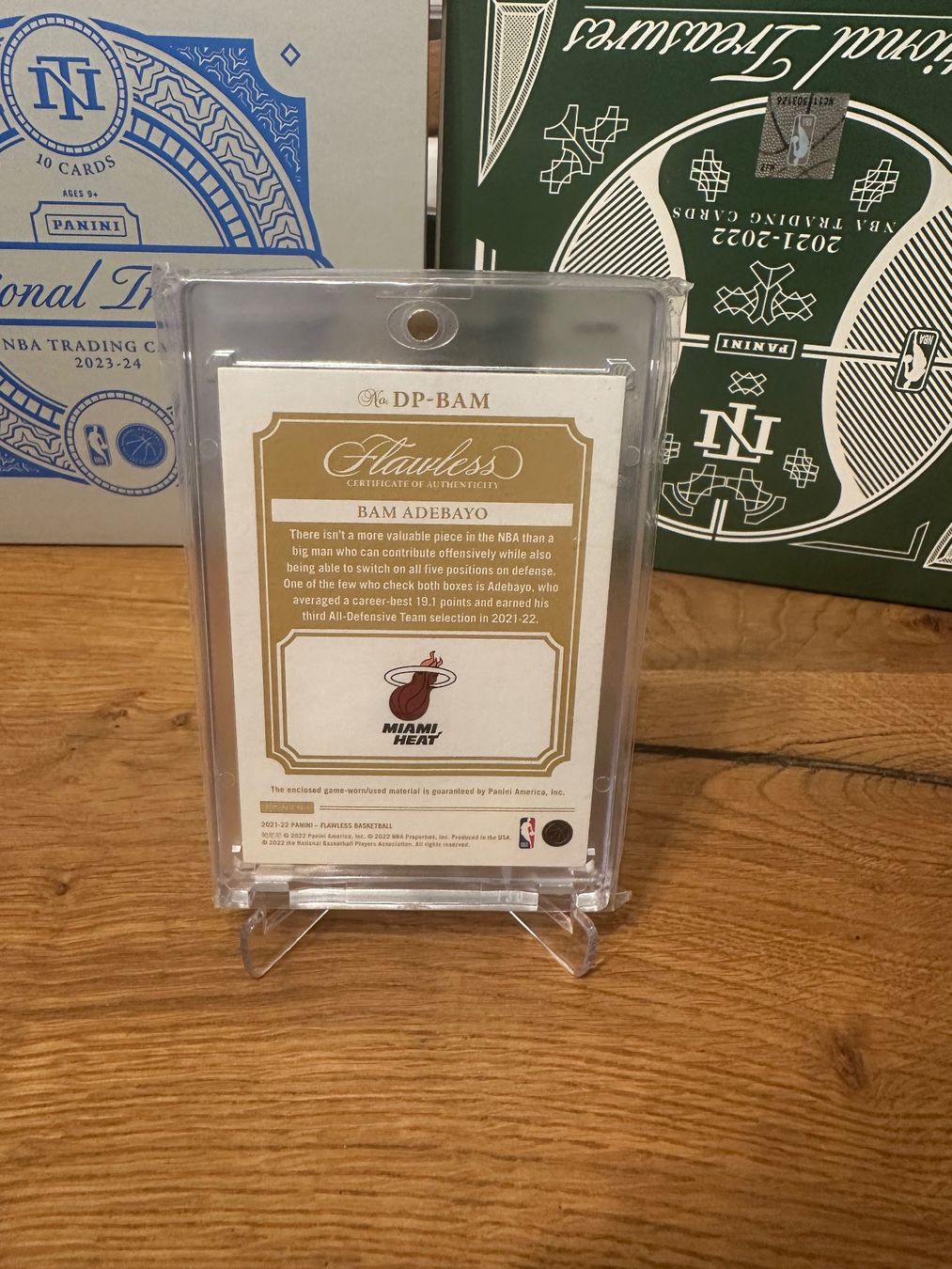 Nba Cartes à collectionner: Carte Bam Adebayo Flawless Patch 1/5 – D'occasion à Vullierens par Gaara04 1