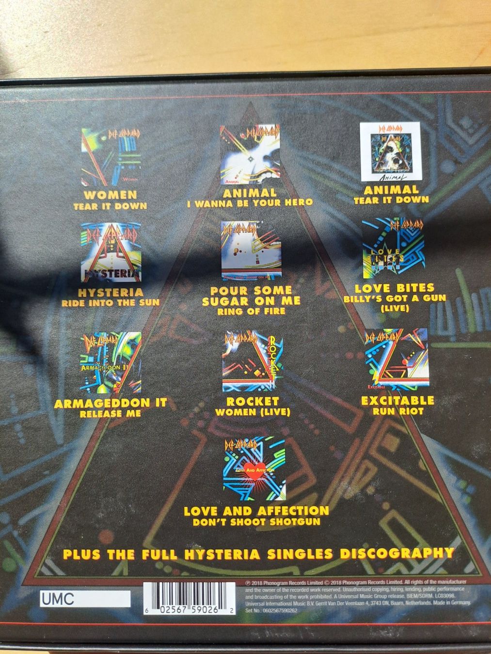 Dischi in vinile: Def Leppard 7" Vinyl Box Set 10 platten – Nuovo (secondo la descrizione) da Bitsch venduto da jajo79076 1