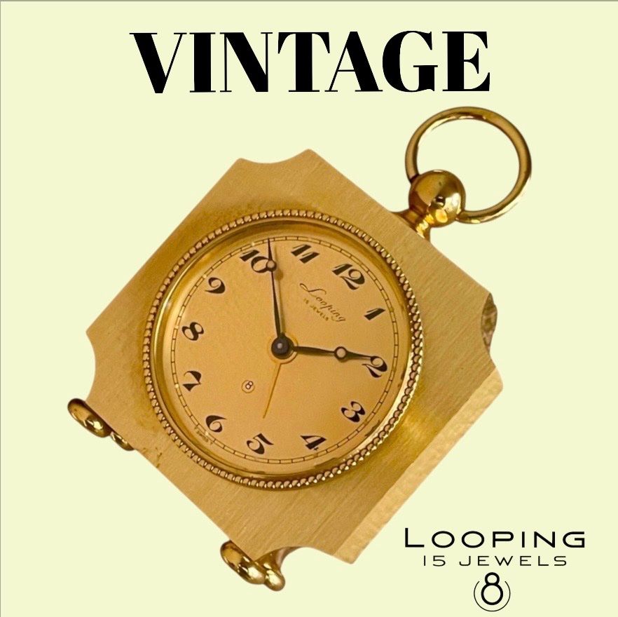 Looping Wecker: Looping 8 Day Swiss Alarm Clock – Gebraucht aus lyss von Uhrenparadies