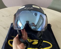 CP Skihelm mit Visier, Grösse 53-55, plus extra Visier