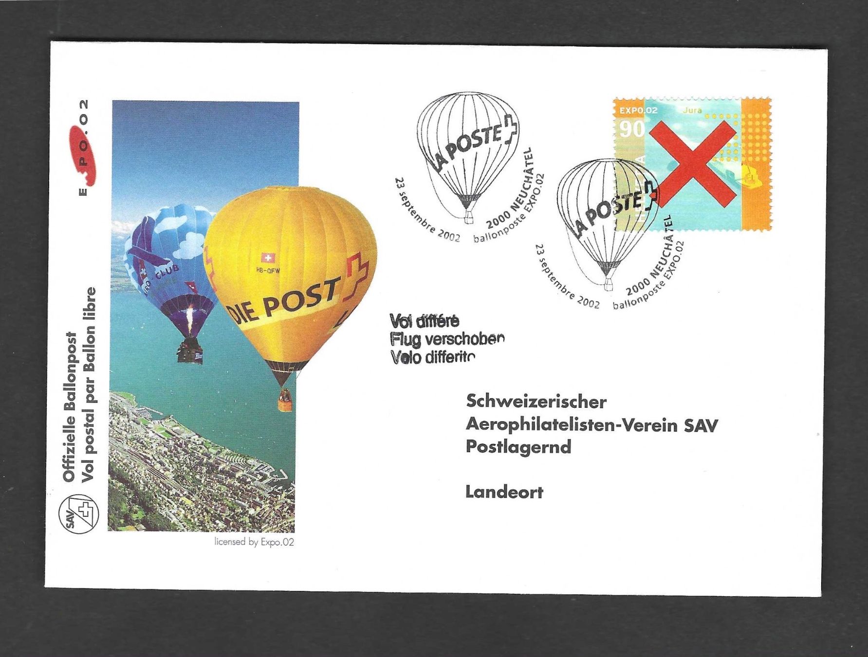 Buste & buste per spedizione: Ballon Post 2000 – Usato da Koblenz venduto da Markenhimmel