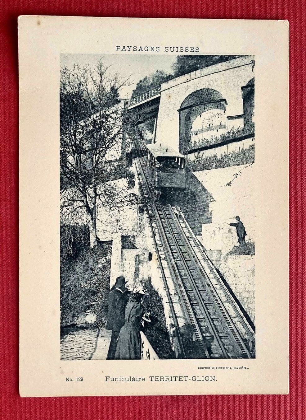 Cartoline postali: Territet-Glion - Funiculair - Zahnradbahn – Usato da Rothrist venduto da RROENK