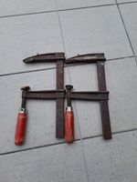 2 Stk. Alte Schraubzwingen, gebraucht, Werkstatt