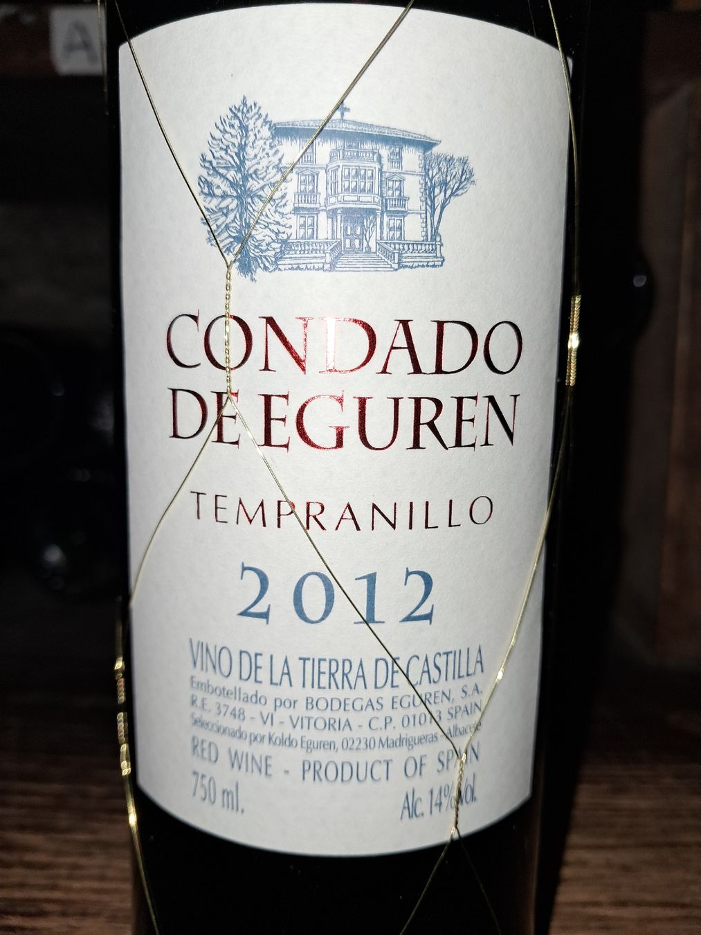 Vino: Condado de eguren tempranillo 2012 – Nuovo e nell'imballaggio originale da Le locle venduto da juliensaran