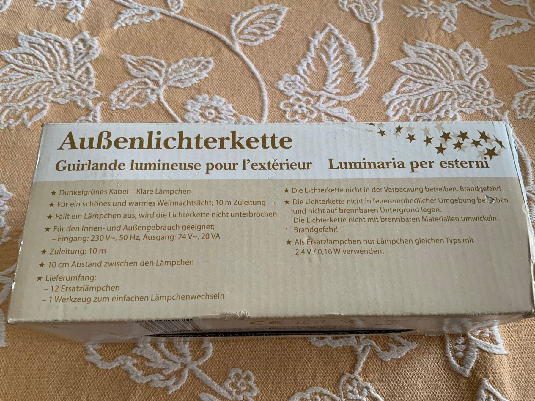 Ghirlande e barre luminose: Aussenlichterkette – Nuovo e nell'imballaggio originale da Kreuzlingen venduto da son_8cwm 1