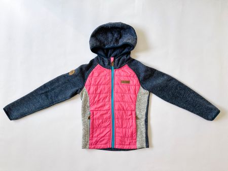 KILIMANJARO Kinder-Übergangsjacke / Gr.140 dunkelblau-rosa
