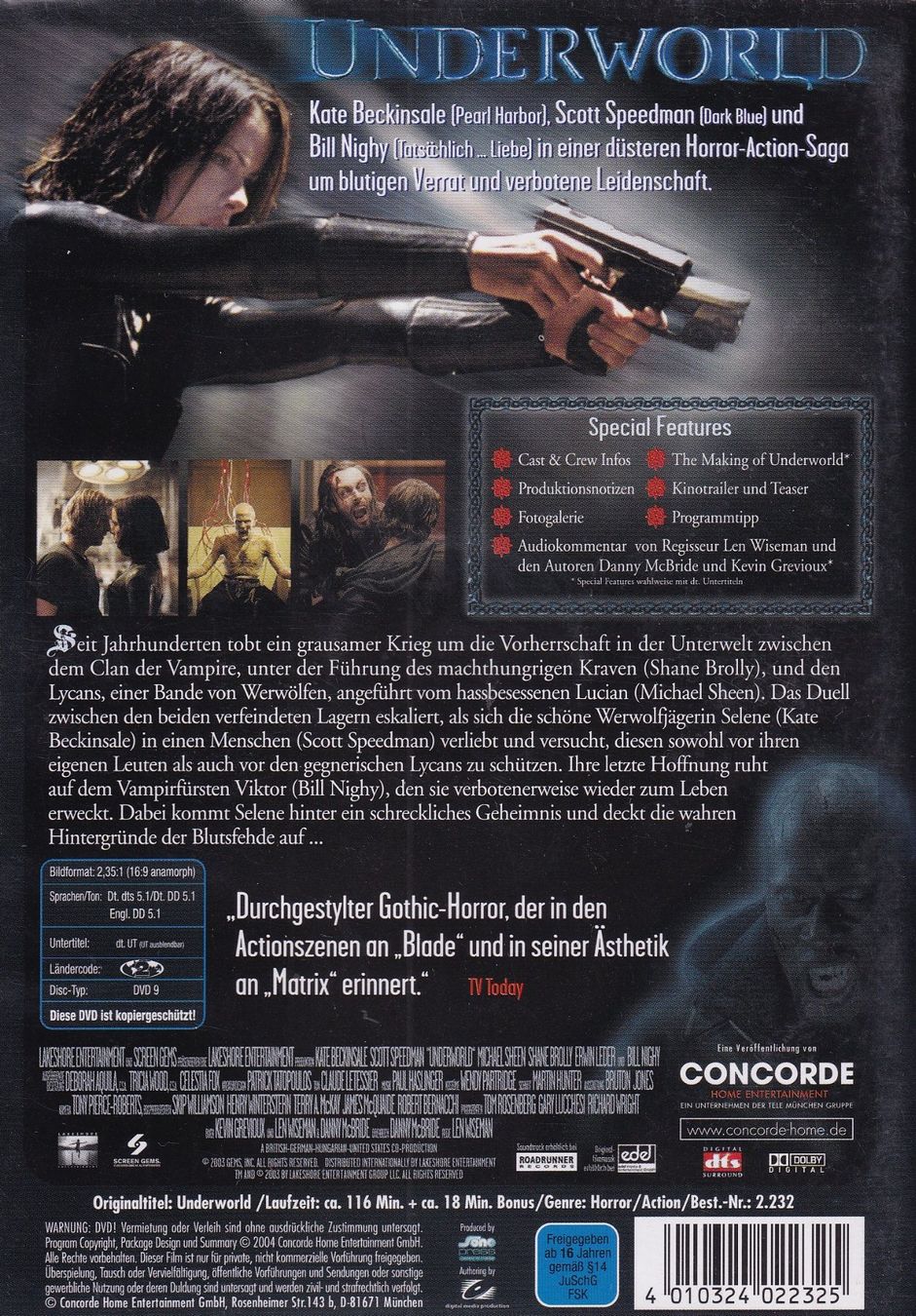 Alle DVDs: DVD ab Fr. 1.--, Underworld – Gebraucht aus Lausen von Mondeo10628 1