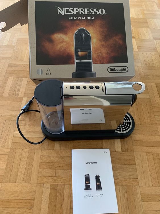 Machine à café Nespresso De'Longhi Citiz Platinum EN220.M Argent pas cher