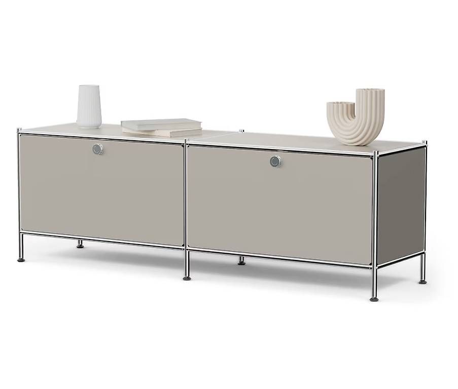 Meubles TV: CN3 Lowboard / TV-Kommode Tchibo beige/hellgrau – D'occasion à Grüsch par Fludome 1