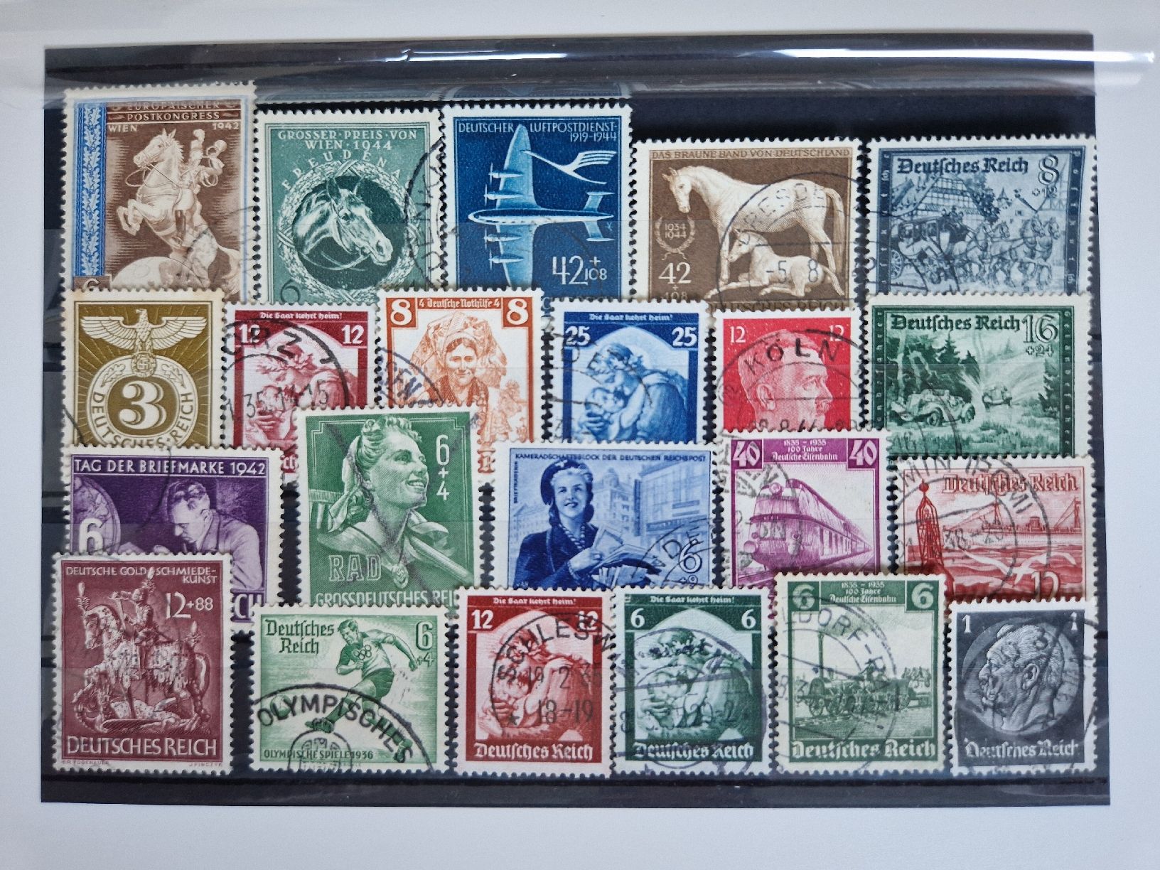 Alle Briefmarken: Deutsches Reich Briefmarken – Gebraucht aus St. Gallen von Enrico_SG