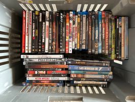 DVD Collection mit verschiedenen Filmen (ca. 50 Stk.)