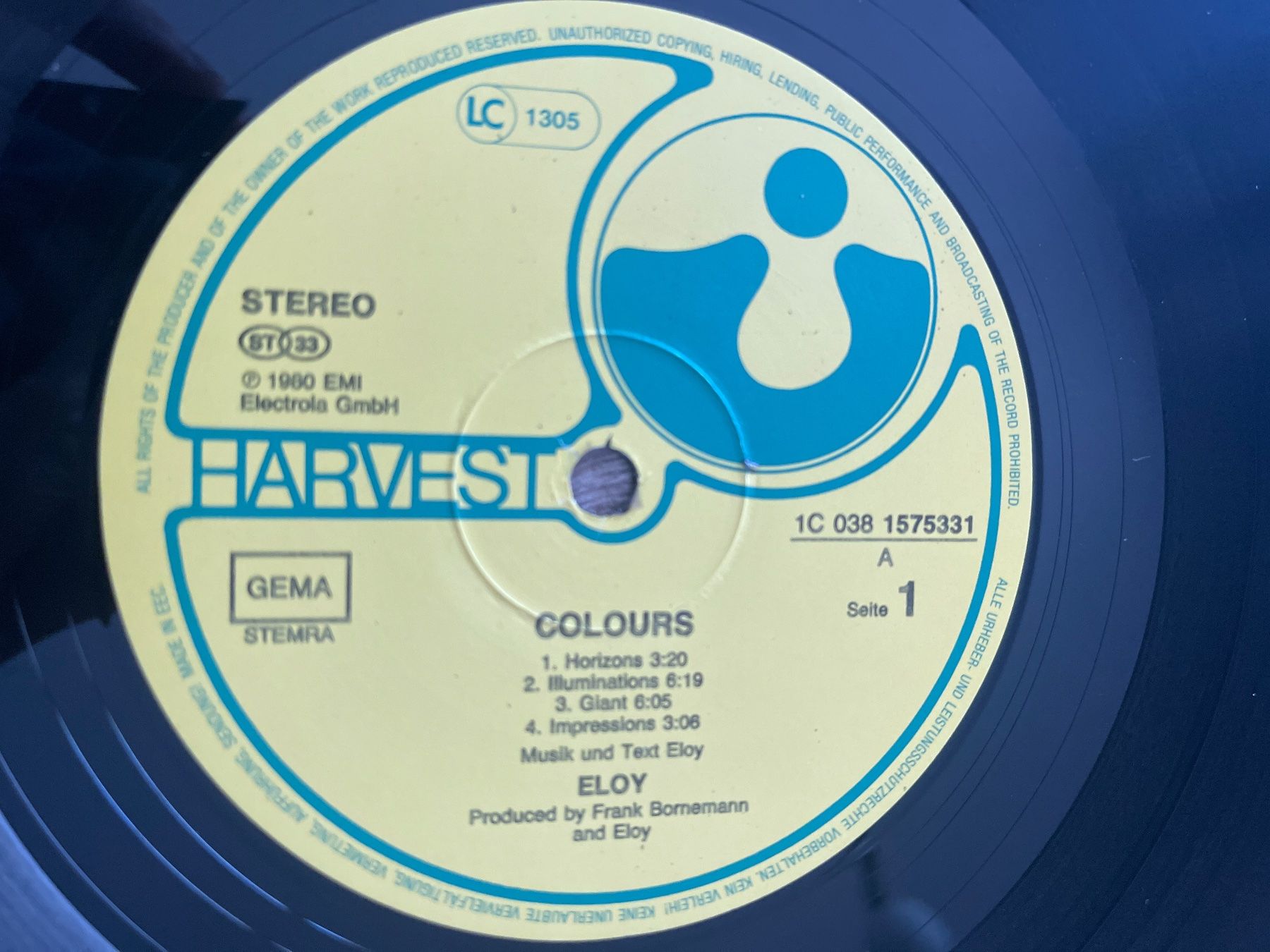 Vinyles: A696/Eloy - Colours – D'occasion à Frutigen par Philippe_jsp 2
