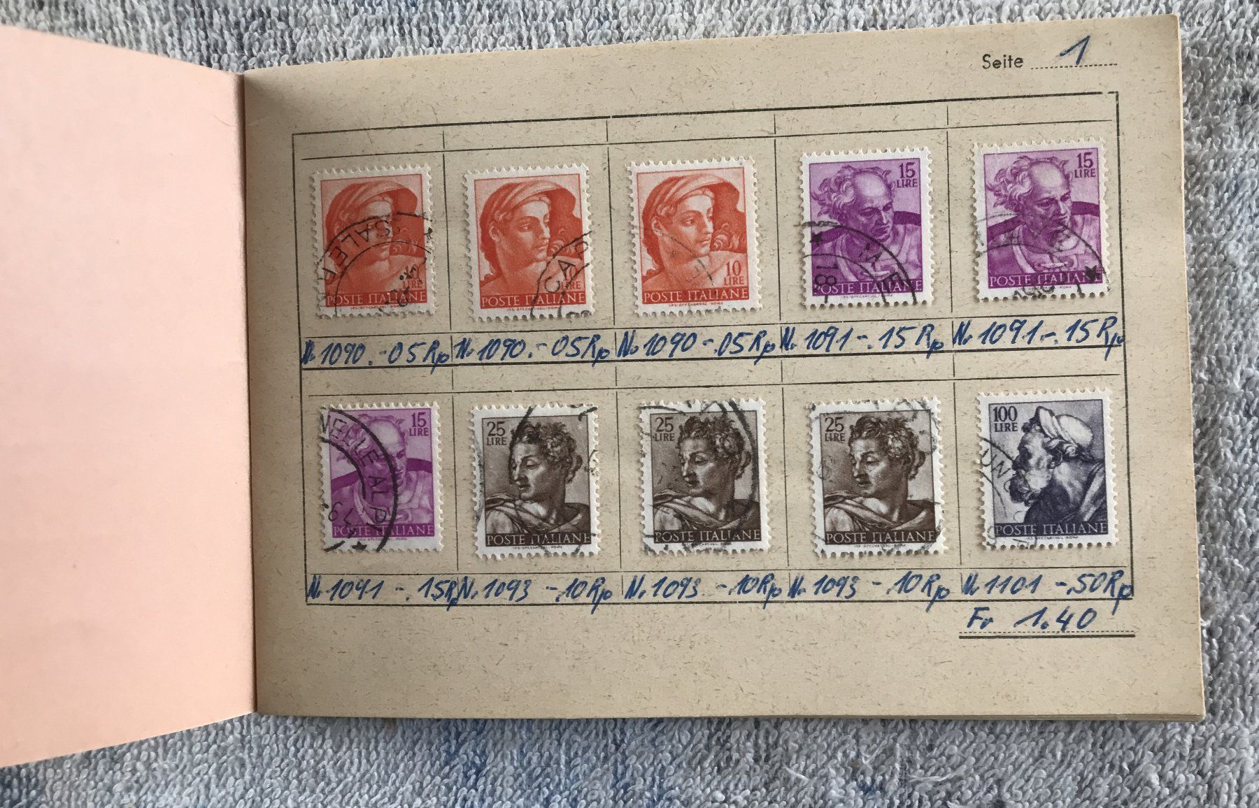Tutti i francobolli: AUSWAHLHEFT – Usato da Ostermundigen venduto da Kari1937 1