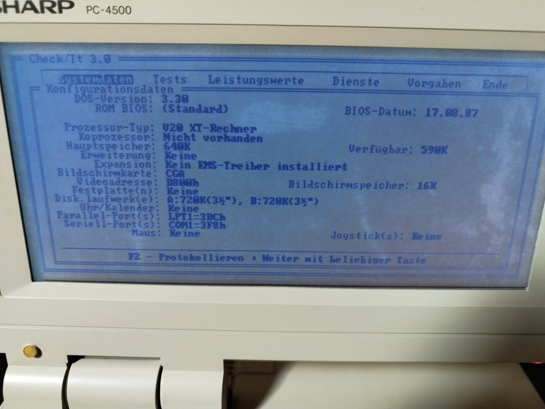 PCs: Sharp PC-4502 – D'occasion à Domdidier par look80486 4