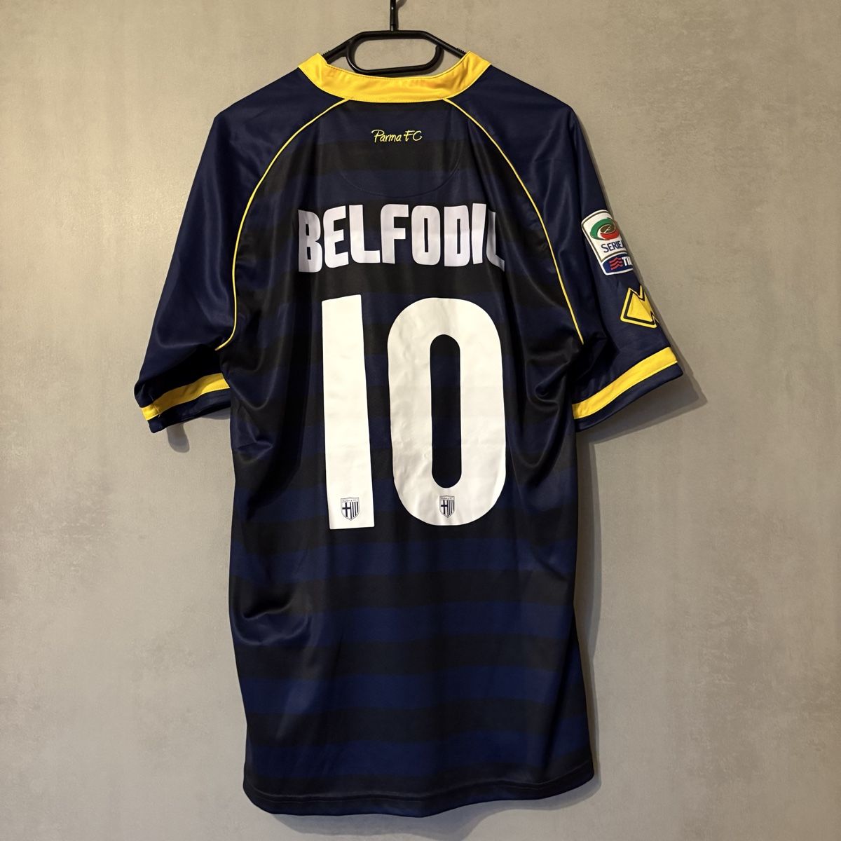 Canottiere & Pantaloni: Matchworn Parma Calcio Errea Belfodil – Usato da Winterthur venduto da LaBodega 4