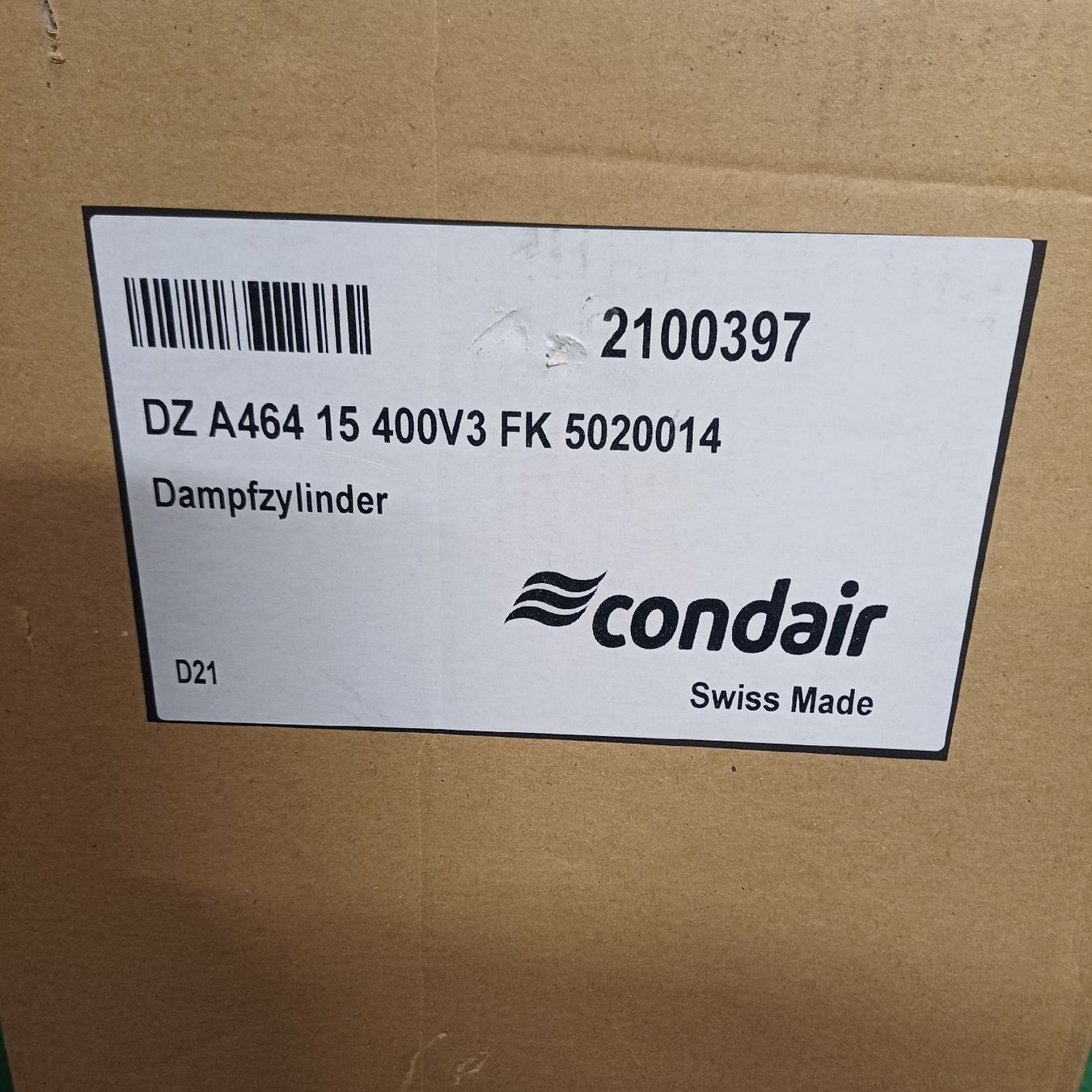 Umidificatori d'aria: Condair 2100397 Dampfzylinder – Nuovo e nell'imballaggio originale da Dino venduto da campana2004