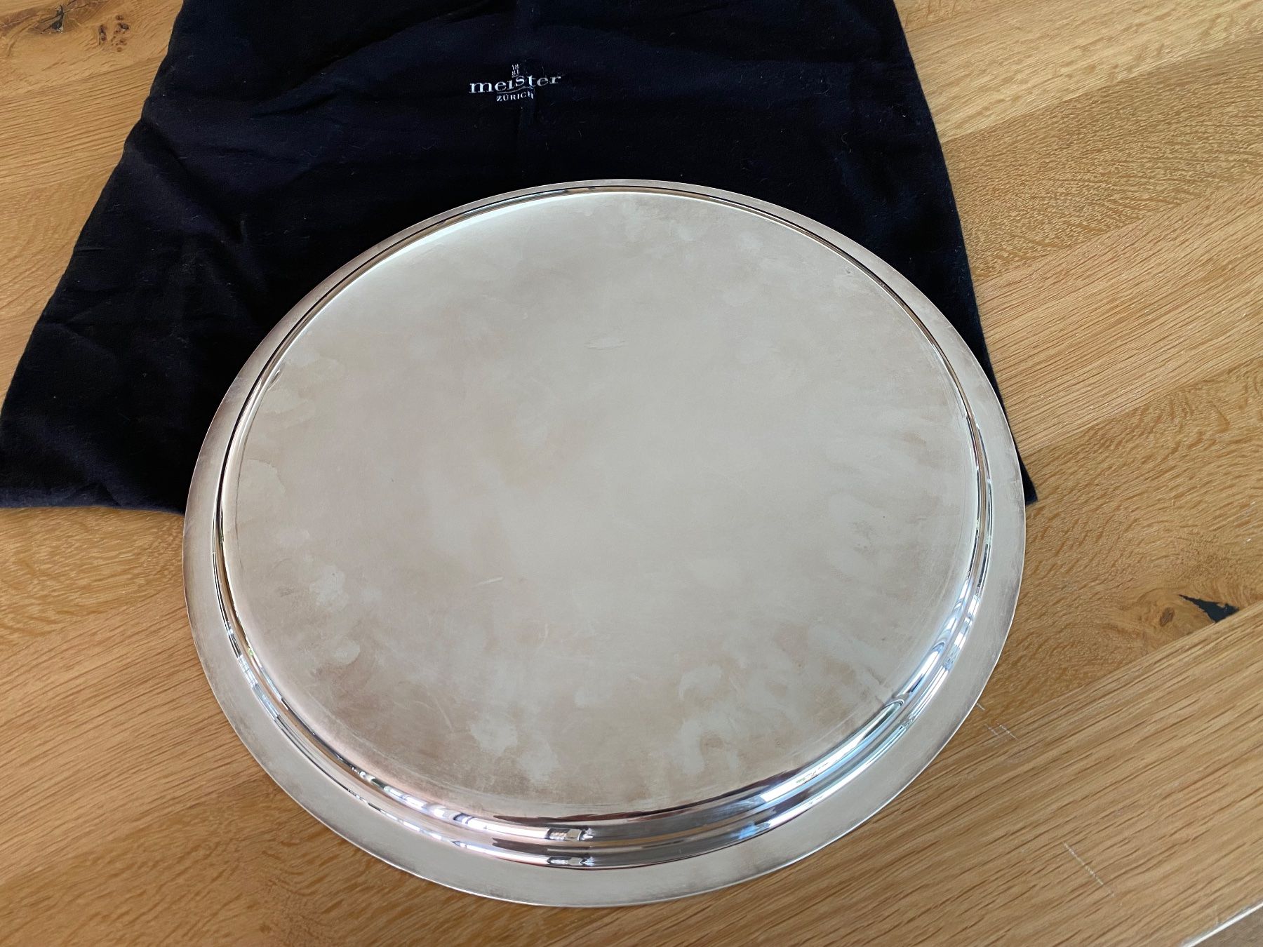 Christofle Piatti di portata: Silber Platte CHRISTOFLE D 39 cm – Usato da Richterswil venduto da Busanca 1