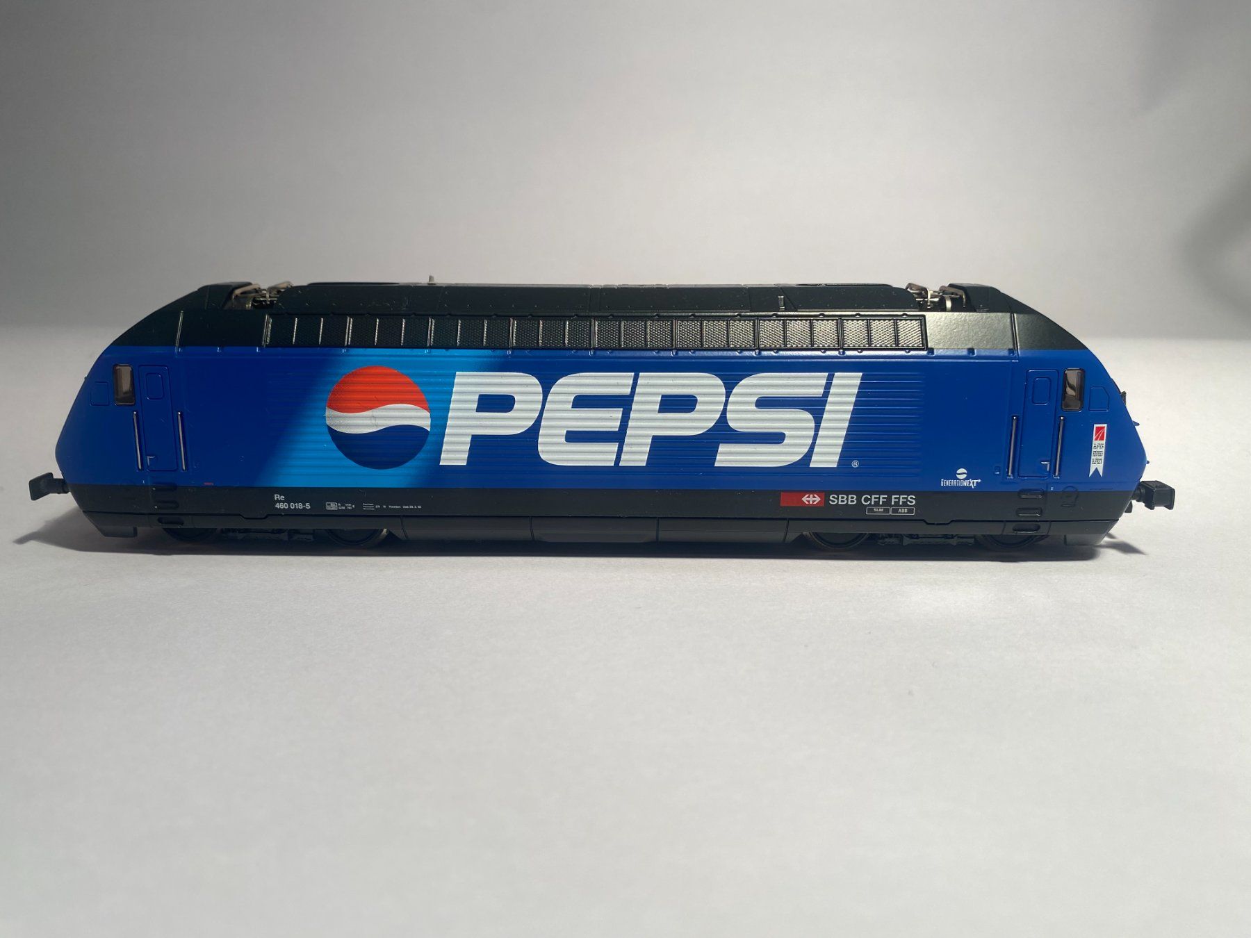 Hag Modelleisenbahnen: HAG E-Lok SBB RE460 PEPSI, AC Analog – Gebraucht aus Buchrain von Modellbahn11 2