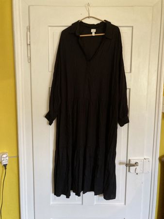 Viskose-Kleid, Gr. XL, H&M